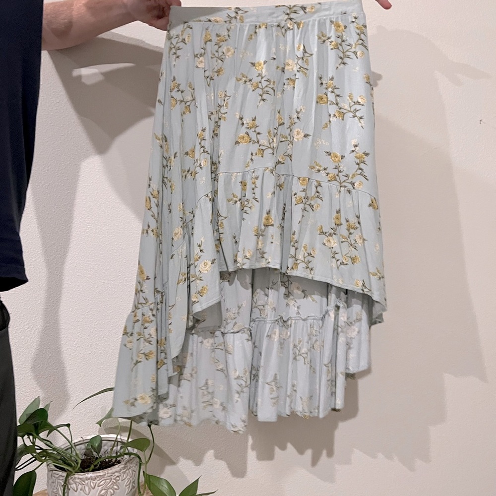 Floral maxi skirt, boho